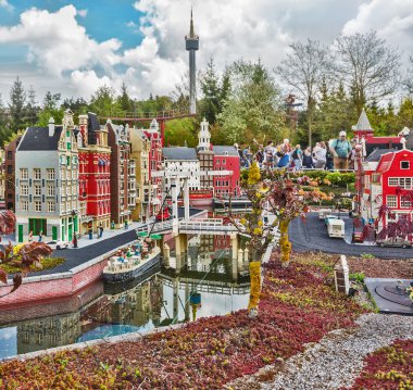 Gunzburg, Almanya - 26 Mart: Legoland - mini Europe Lego tuğla üzerinde 26 Mart 2016, Gunzburg, Almanya