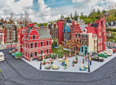 Gunzburg, Almanya - 26 Mart: Legoland - mini Europe Lego tuğla üzerinde 26 Mart 2016, Gunzburg, Almanya