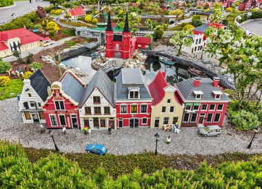 Gunzburg, Almanya - 26 Mart: Legoland - mini Europe Lego tuğla üzerinde 26 Mart 2016, Gunzburg, Almanya
