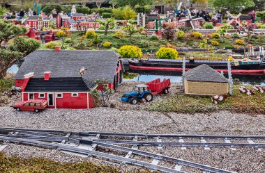 Gunzburg, Almanya - 26 Mart: Legoland - mini Europe Lego tuğla üzerinde 26 Mart 2016, Gunzburg, Almanya