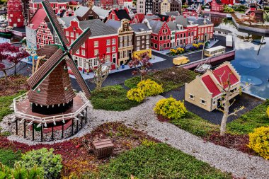 Gunzburg, Almanya - 26 Mart: Legoland - mini Europe Lego tuğla üzerinde 26 Mart 2016, Gunzburg, Almanya