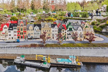 Gunzburg, Almanya - 26 Mart: Legoland - mini Europe Lego tuğla üzerinde 26 Mart 2016, Gunzburg, Almanya