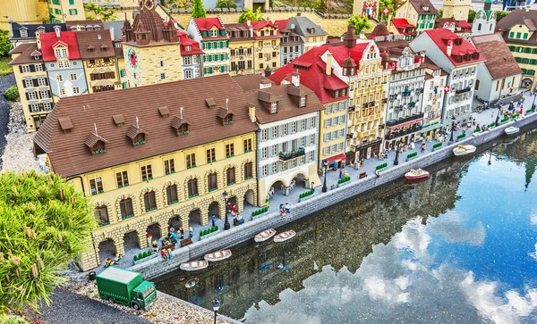 Gunzburg Німеччині Квітня Miniland Курорті Legoland Deutschland Квітня 2014 Року — стокове фото