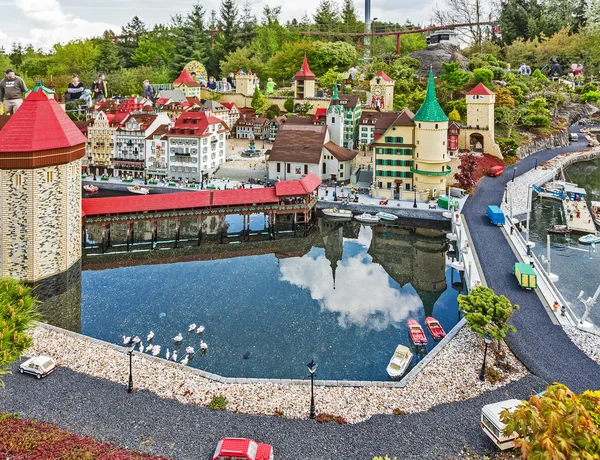 Günzburg Germany April Miniland Legoland Deutschland Resort Den April 2014 — Stockfoto