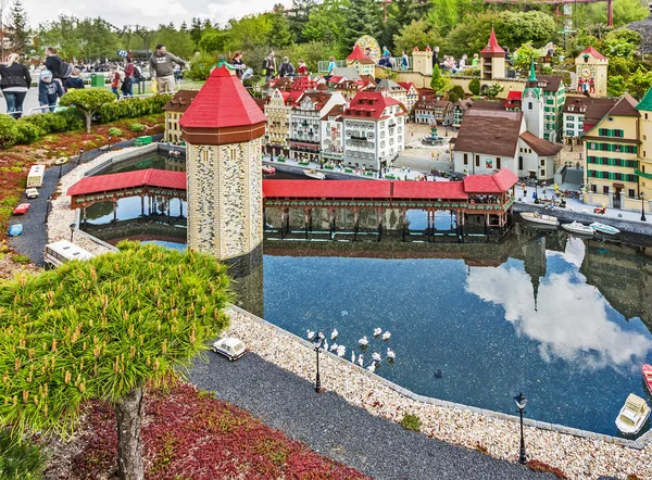 Gunzburg Almanya Nisan Miniland Legoland Deutschland Resort Üzerinde Nisan 2014 — Stok fotoğraf