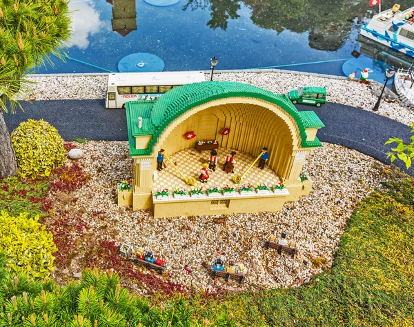 Gunzburg Γερμανία Απριλίου Miniland Στο Legoland Deutschland Resort Στις Απριλίου — Φωτογραφία Αρχείου