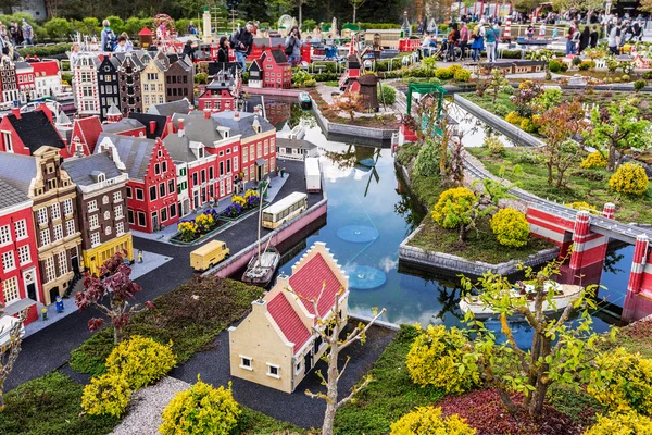 Gunzburg Німеччина Березня Legoland Mini Європи Цегли Lego Березня 2016 — стокове фото