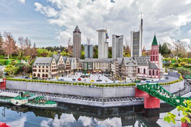 Gunzburg, Almanya - 26 Mart: Legoland - mini Europe Lego tuğla üzerinde 26 Mart 2016, Gunzburg, Almanya