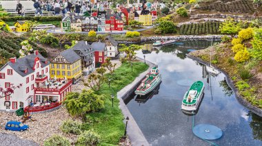Gunzburg, Almanya - 26 Mart: Legoland - mini Europe Lego tuğla üzerinde 26 Mart 2016, Gunzburg, Almanya