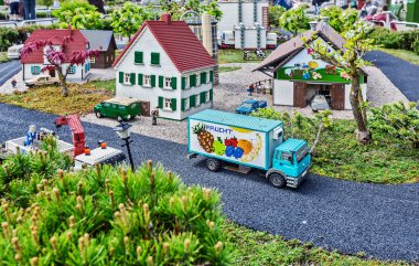 Gunzburg, Almanya - 26 Mart: Legoland - mini Europe Lego tuğla üzerinde 26 Mart 2016, Gunzburg, Almanya