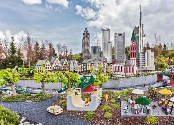 Gunzburg Duitsland Maart Legoland Mini Europa Van Legobakstenen Maart 2016 — Stockfoto