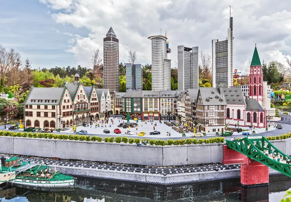 Gunzburg Німеччина Березня Legoland Mini Європи Цегли Lego Березня 2016 — стокове фото