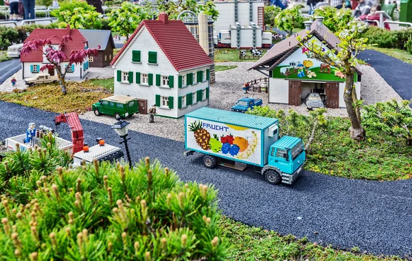 Gunzburg Γερμανία Μαρτίου Legoland Mini Ευρώπη Από Τουβλάκια Lego Στις — Φωτογραφία Αρχείου