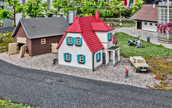 Gunzburg, Almanya - 26 Mart: Legoland - mini Europe Lego tuğla üzerinde 26 Mart 2016, Gunzburg, Almanya