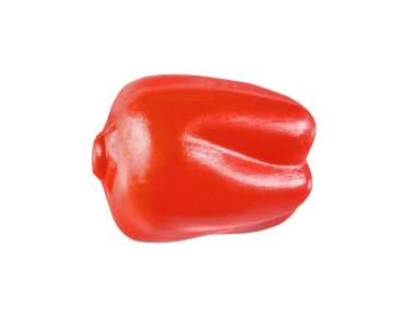 Beyaz izole bir plastik, biber çocuk oyuncak