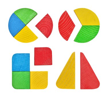 Oyuncak, Bebek sıralayıcısı ahşap geometrik figürler ile kümesi