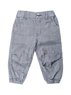 Çocuk Giyim - Pamuk zarif gri çocuk pantolon