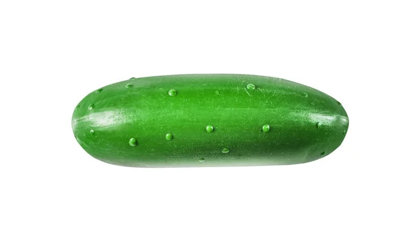 Kinder Speelgoed Geïsoleerd Wit Kunststof Komkommer — Stockfoto