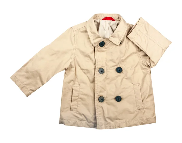 Ropa para niños - Impermeable de algodón elegante para niños — Foto de Stock