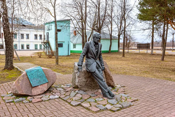 Sebezh Ryssland April 2021 Monument Till Zinoviy Gerdt Sebezh Stad — Stockfoto