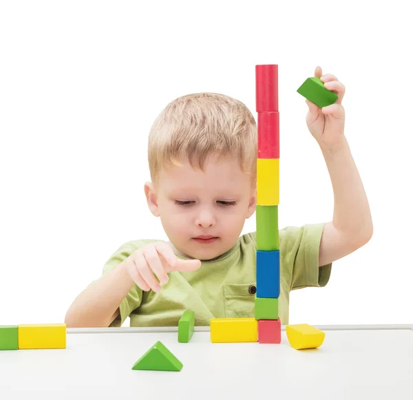 Детские игрушки блоки — стоковое фото