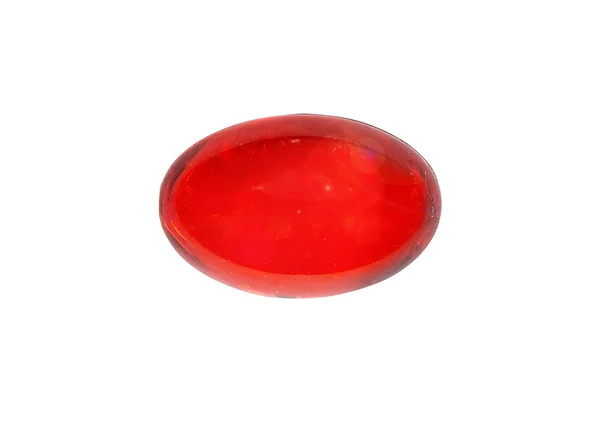 Makro czerwony medycznych pill — Zdjęcie stockowe