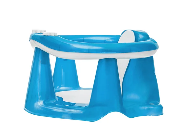 Cadeira azul para banhos — Fotografia de Stock