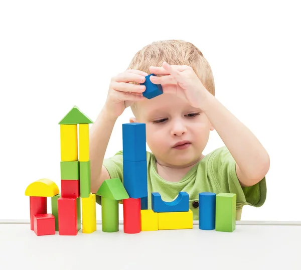 Детские игрушки блоки — стоковое фото