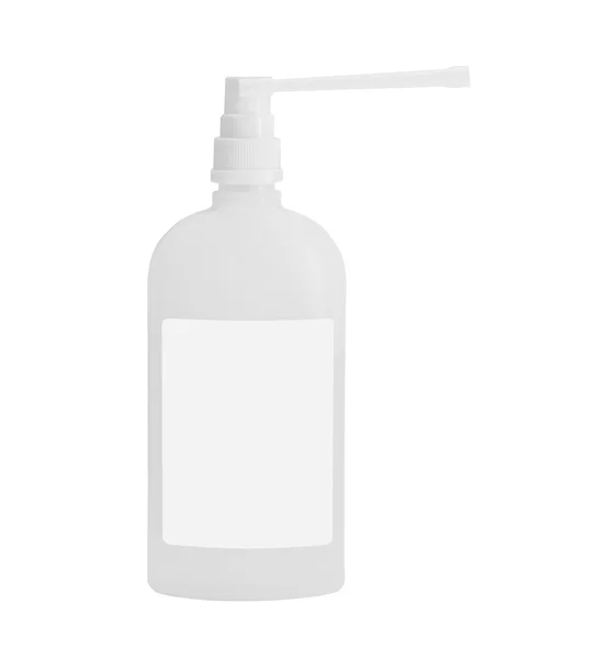 Butelka spray gardła medycyna — Zdjęcie stockowe