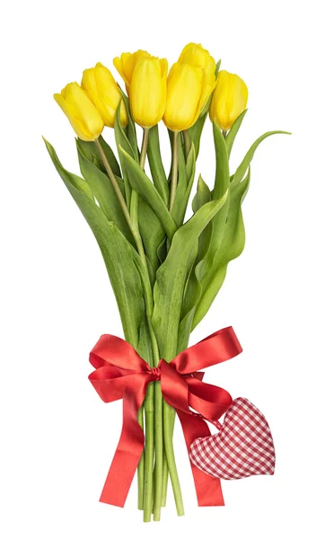 Аромат из желтых тюльпанов — стоковое фото