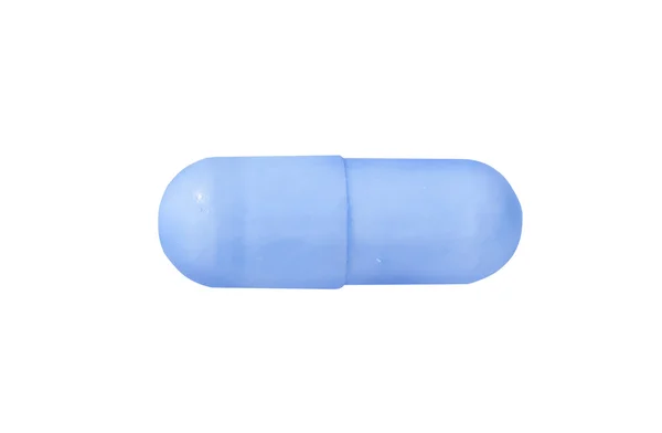 Pillola medica blu — Foto Stock