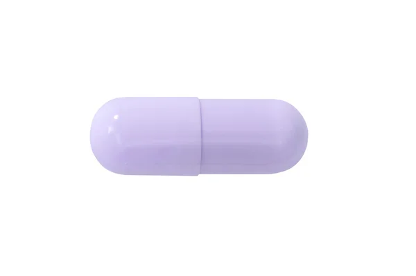 Pillola medica lilla — Foto Stock