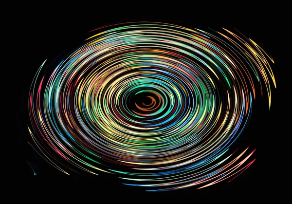 Bright circle shining fiery abstract — Stock Photo, Image