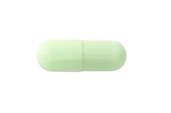 Píldora médica verde — Foto de Stock