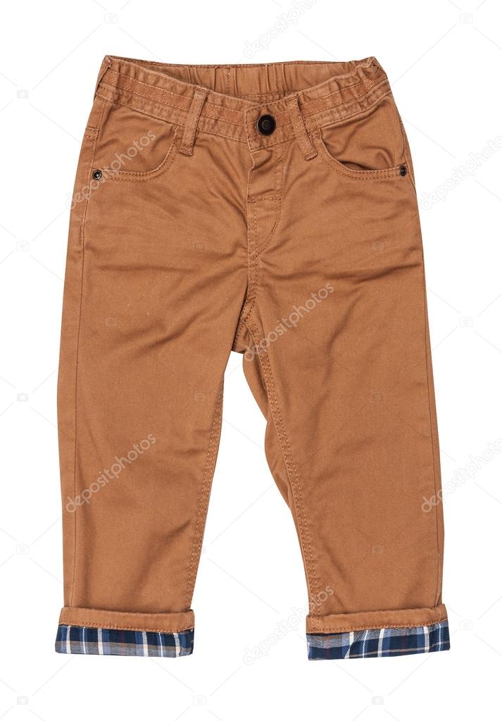 elegant braun children's trousers