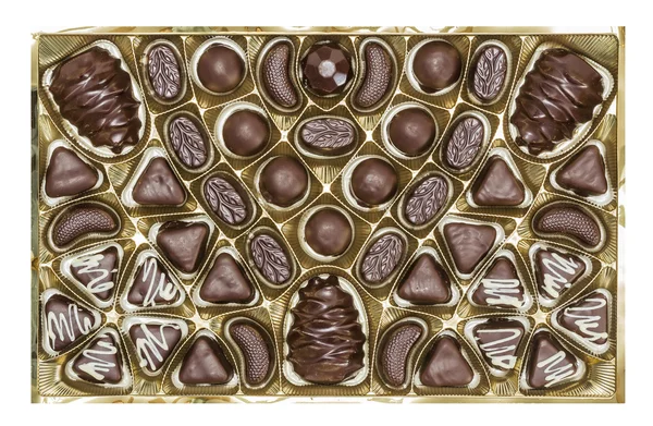 Collection de bonbons au chocolat — Photo