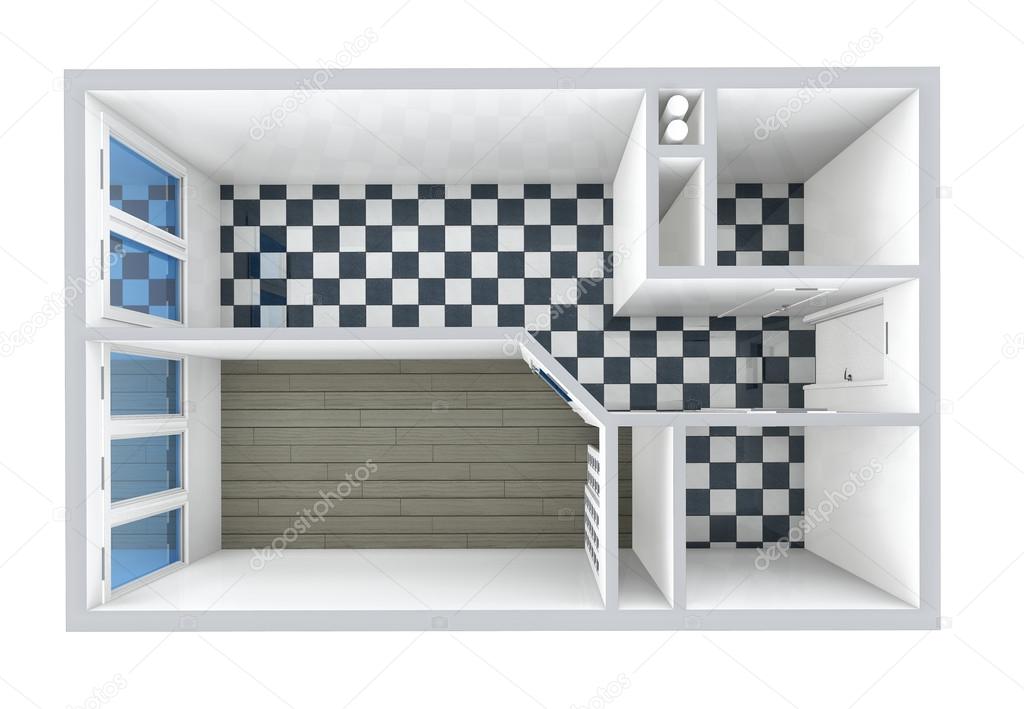 3D rendering apartment