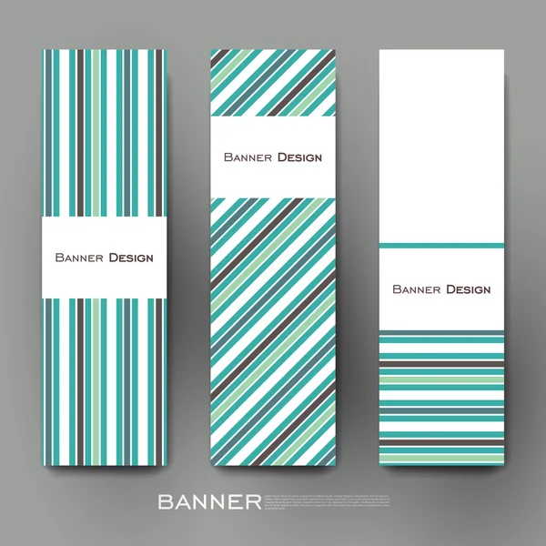 Mooie banner vector sjabloon met abstracte achtergrond — Stockvector