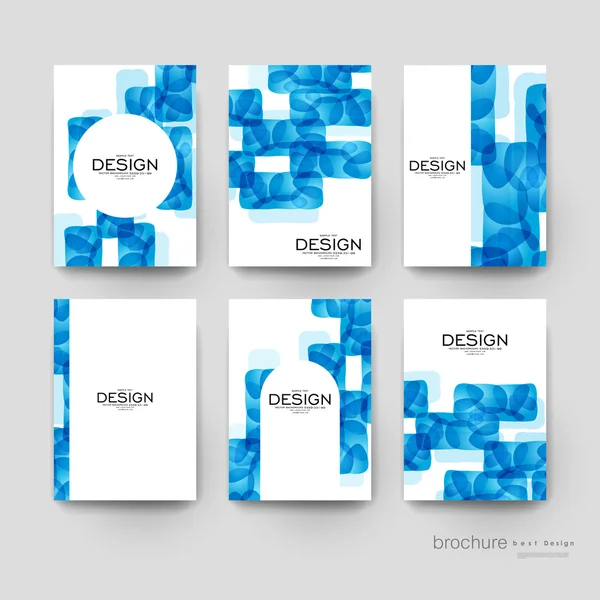 Abstracte achtergrond vector brochure sjabloon. Flyer lay-out — Stockvector