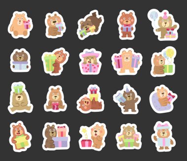 İskandinav tarzında hazırlanmış bir tatil ayısı hediye karakteri. Aile etkinliklerinde büyüleyici bir şenlik hediyesi, balon.