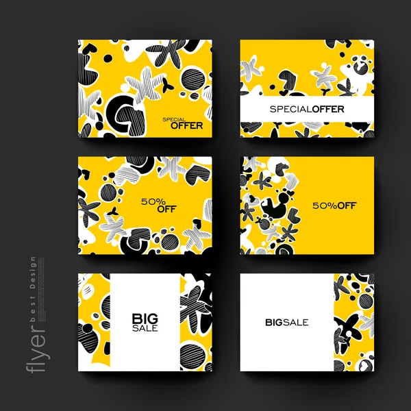 Abstract Vector Brochure sjabloon. Flyer lay-out — Stockvector