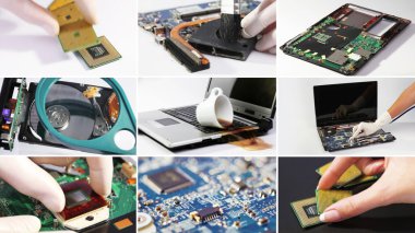 Bilgisayar (laptop) donanım ve bileşenleri kümesi