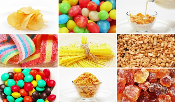 Set of many food ingredients — Stock Photo, Image
