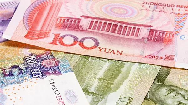 Yuan billets de banque fond — Photo