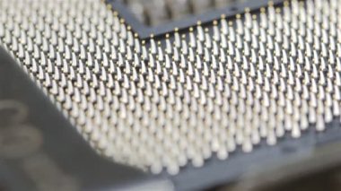 CPU soket sunucusu mainboard makro arka plan