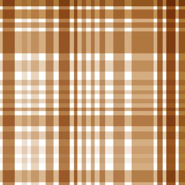 Dikişsiz kahverengi kareli desen