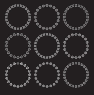 yuvarlak çerçeve kümesi