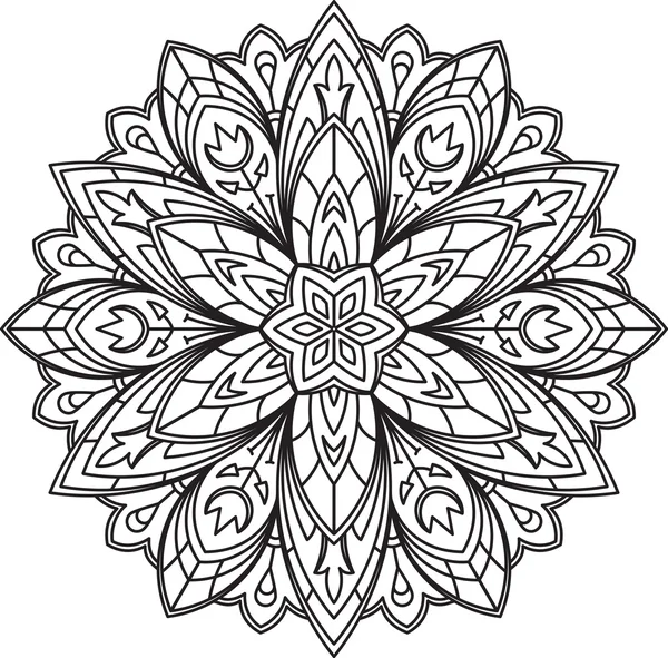 Mandala, decorative element — Stock Vector