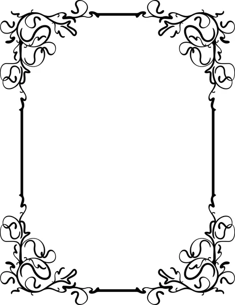 Decoratieve vintage frame — Stockvector