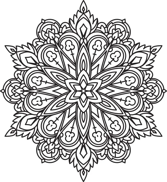 Mandala decorative element — Stock Vector